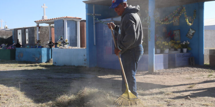 Se alistan protocolos sanitarios en cementerio de La Pila