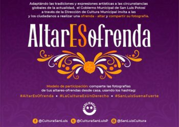 Cultura municipal promueve Día de Muertos con #AltarEsOfrenda