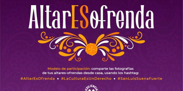 Cultura municipal promueve Día de Muertos con #AltarEsOfrenda