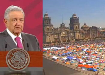 AMLO pide a FRENAAA compartir una vez al mes el Zócalo