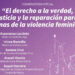 Se convoca a participar en “Jornadas por la memoria, justicia y reparación para víctimas de violencia feminicida”