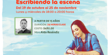 Taller digital “Escribiendo la escena” del área de Teatro