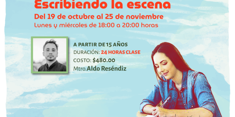 Taller digital “Escribiendo la escena” del área de Teatro