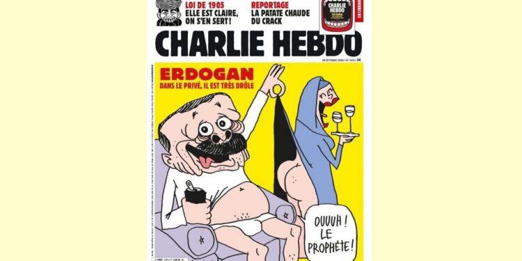 Turquía anuncia medidas legales por la caricatura de Erdogan en Charlie Hebdo
