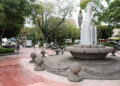Inicia mejoramiento de jardín de Tequis