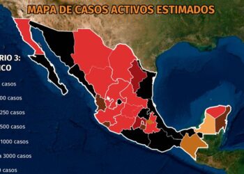 Mapa del coronavirus en México 25 de octubre