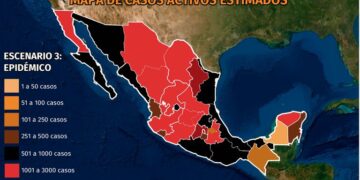 Mapa del coronavirus en México 25 de octubre