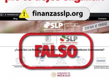 Secretaría de Finanzas denuncia falso portal web de subastas