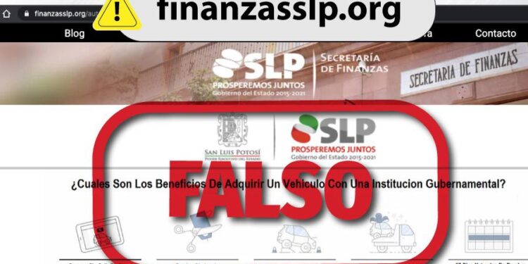 Secretaría de Finanzas denuncia falso portal web de subastas