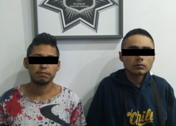 Detenidos asaltantes con machete en la colonia Morelos