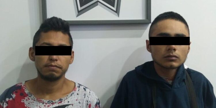 Detenidos asaltantes con machete en la colonia Morelos