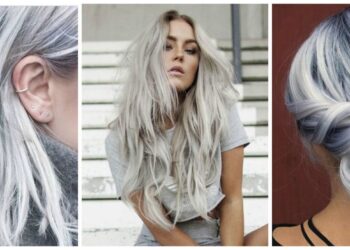 El cabello teñido de gris; una genial idea