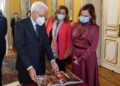 Beatriz Gutiérrez Müller, se reúne con el presidente de Italia
