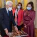 Beatriz Gutiérrez Müller, se reúne con el presidente de Italia