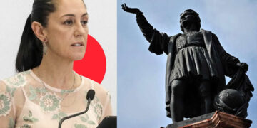 Sheinbaum no descarta que estatua de Colón sea retirada de Paseo de la Reforma
