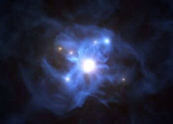 Detectan conjunto de galaxias en agujero negro supermasivo