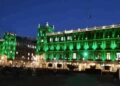 Monumentos y edificios se iluminan de verde por el Día Mundial de la Parálisis Cerebral