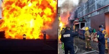 Se incendia fábrica de veladoras en Cuautitlán Izcalli