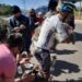 Ciclista cayó sobre cactus y quedó tapizado de espinas