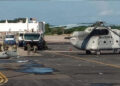 Se desploma helicóptero de Semar en Villahermosa, Tabasco; hay tres lesionados