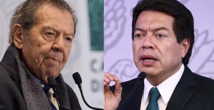 INE declara empate entre Porfirio Muñoz Ledo y Mario Delgado por presidencia de Morena
