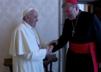 Tras ser absuelto por pederastia, el cardenal Pell  es recibido por el papa Francisco
