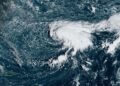 Se forma tormenta tropical Epsilon en el Atlántico Central, aquí su trayectoria