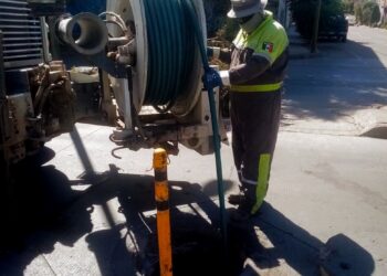 Se concluye limpieza de 6 km de redes sanitarias