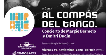 Concierto virtual de Margie Bermejo y Dmitri Dudin en Vivo el Arte del Teatro Polivalente