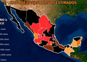 Mapa del Covid en México, 29 de noviembre