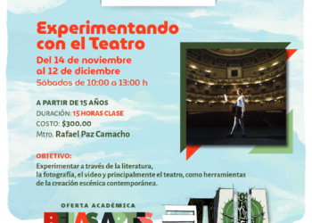 Experimentando con el teatro, próximo taller virtual de teatro en el IPBA