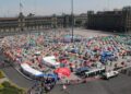 Gobierno pide a FRENA desalojar el Zócalo tras altercado