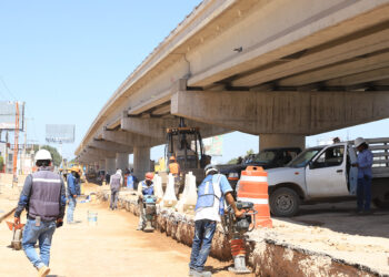 Llega al 48% el avance de obras en Boulevard “Rocha Cordero”