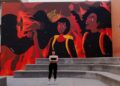 “Nuestros gritos seguirán ardiendo”, mural realizado en Zona Universitaria Centro de la UASLP