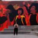 “Nuestros gritos seguirán ardiendo”, mural realizado en Zona Universitaria Centro de la UASLP