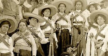 Rostros femeninos en el levantamiento revolucionario
