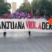 Feministas marchan en la CDMX por el Día Internacional de la Eliminación de la Violencia contra la Mujer