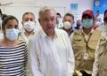 AMLO visita albergues en Tabasco por inundaciones