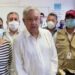 AMLO visita albergues en Tabasco por inundaciones