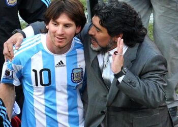 El mensaje de Messi a Maradona