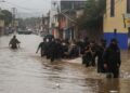 Incomunicadas y bajo el agua comunidades en Chiapas