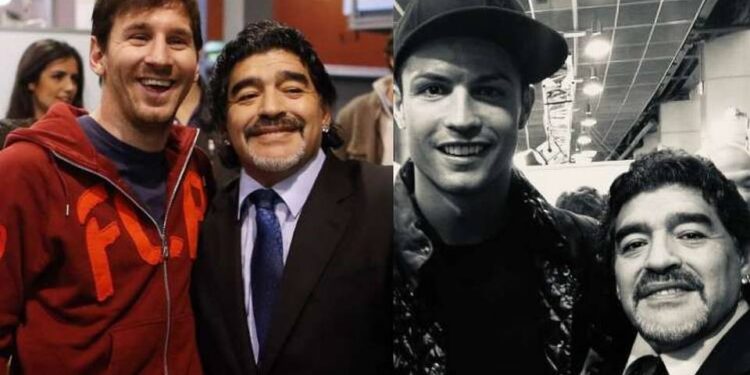 Así reaccionaron Messi y Cristiano Ronaldo por la muerte de Diego Armando Maradona