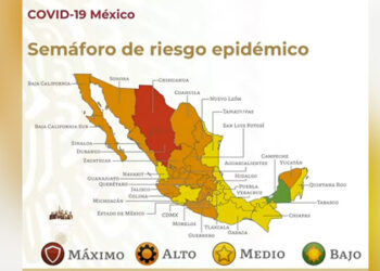 Sinaloa, Sonora y Guanajuato regresan a semáforo naranja