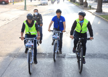 Avanza disposición de carriles para incorporar más bicicletas compartidas