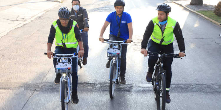 Avanza disposición de carriles para incorporar más bicicletas compartidas