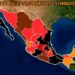 Mapa del covid-19 en México, 13 de diciembre