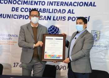 Ayuntamiento recibe “Premio Internacional de Calidad por Impulso al Desarrollo Sostenible”