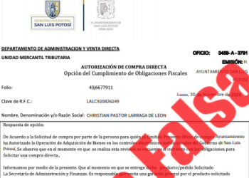 Alerta ante posible fraude con supuesta venta de vehículo oficial