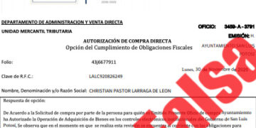 Alerta ante posible fraude con supuesta venta de vehículo oficial