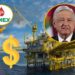 Gobierno de AMLO recibirá 2,500 mdd debido a cobertura petrolera